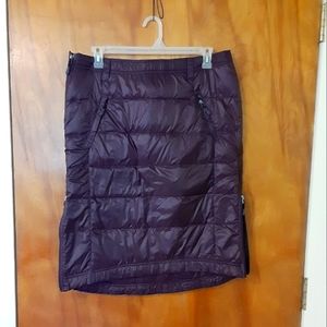 Dark Purple Quilted Skirt by 32 Degrees